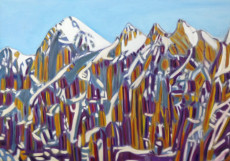 The Strange Mountains-100x140-Oil on Canvas